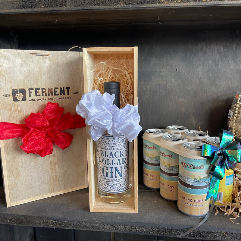 Gift box Single (fits one bottle, wine NOT included)