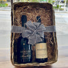 Gift Flax Box Double (fits two bottles)  Wine/Gin NOT included