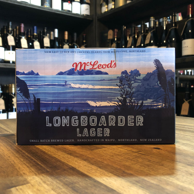 McLeod's Longboarder Lager 6 x 330ml Cans